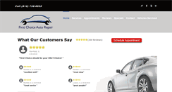 Desktop Screenshot of firstchoiceautorepairs.com